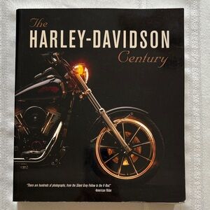 Harley-Davidson Century Black and Gold Cover Coffee table Book
